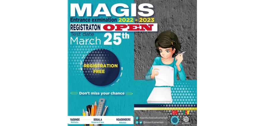 MAGIS EXAM 2023 REGISTRATION OPEN AND FREE IN ALL MAARIF SECONDARY SCHOOLS NATIONWIDE .