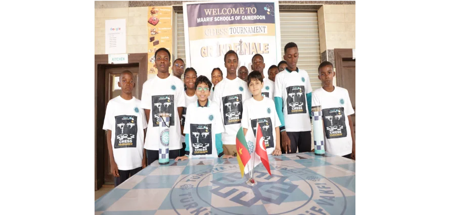 The Chess Tournament grand finale at Maarif college Nkolfoulou's Campus in Yaoundé.