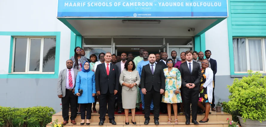 Cameroon's Minister of Secondary Education H.E PAULINE EGBE NALOVA LYONGA  visited the Turkish Maarif College.