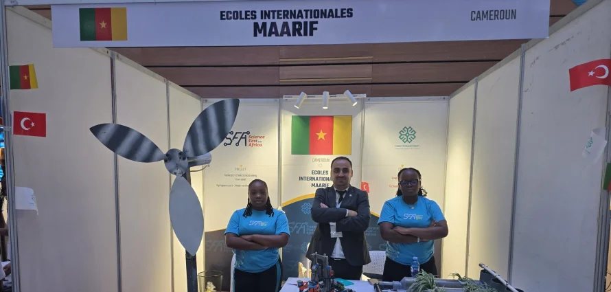  Maarif Schools of Cameroon proudly brings home the third prize in the Technology of Agriculture category at AfriFEST Abidjan.