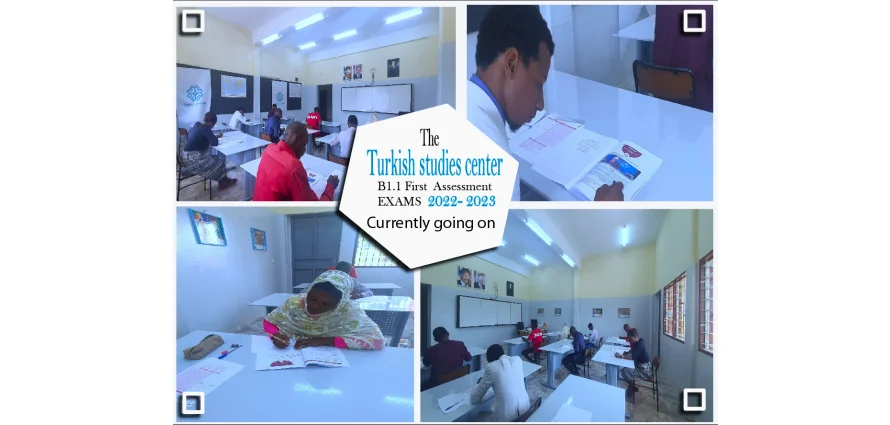 EXAMS - T.S.C  B1 Students  of  the Turkish Studies Center in the university of Yaoundé II SOA  take their 1st assessment exam accounting for the 2022-2023 school year. Good luck!!!