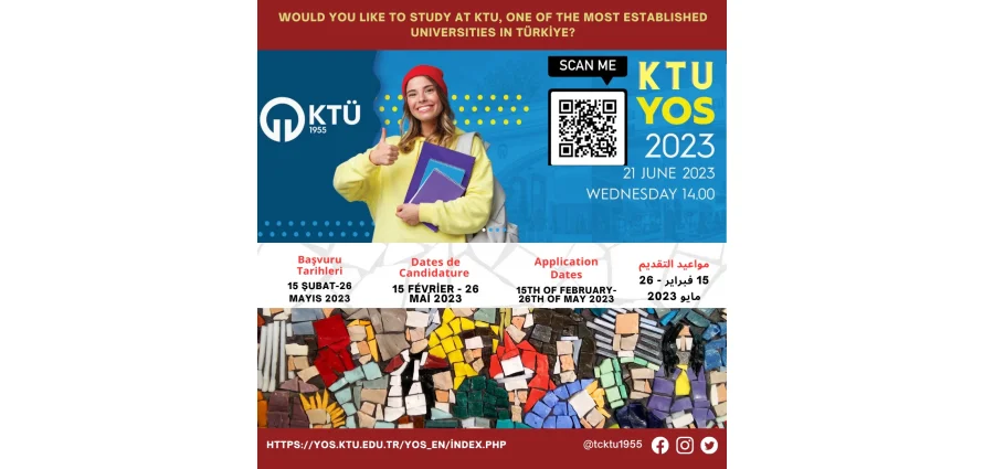 OMÜ YÖS exam can be submitted till 26th of May 2023. 