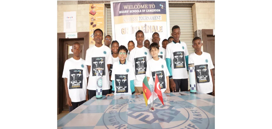 The Chess Tournament grand finale at Maarif college Nkolfoulou's Campus in Yaoundé.