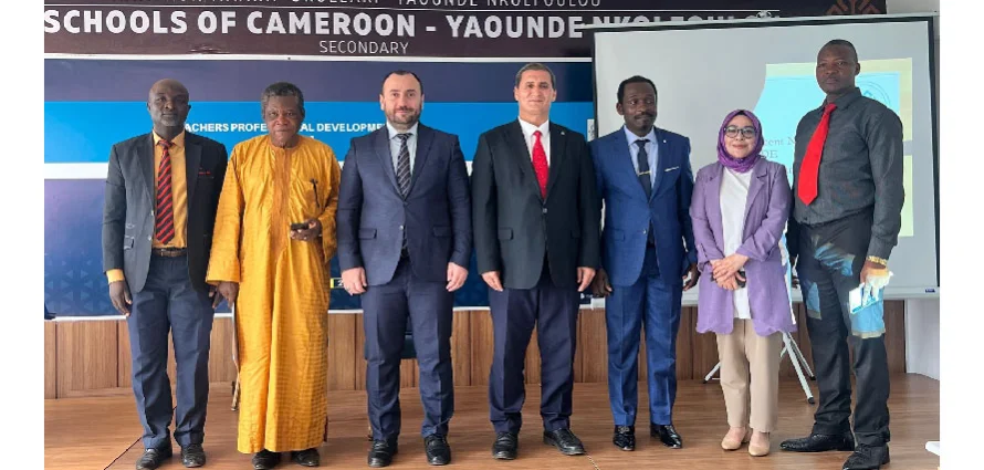  Prof. Ntuda Joseph Vince Ebode visits Maarif Nkolfoulou Yaoundé.